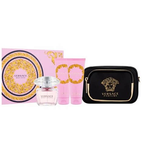 versace bright crystal gift set with backpack|Versace Bright Crystal absolu set.